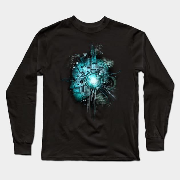 TECHNO Long Sleeve T-Shirt by silentOp